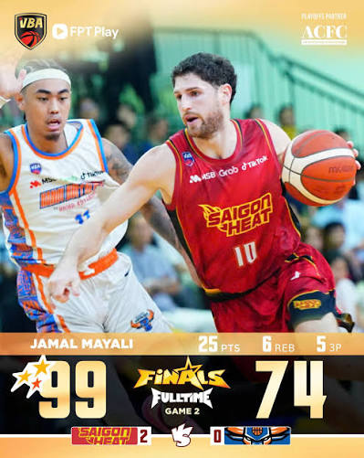 𝐅𝐢𝐧𝐚𝐥𝐬 - 𝐆𝐚𝐦𝐞 𝟐 𝐅𝐈𝐍𝐀𝐋: Saigon Heat 99-74 Hanoi Buffaloes by  Haiha-Kotobuki Có lẽ những người hâm mộ mộng mơ nhất của Saigon Heat cũng  không thể tin được đội bóng con