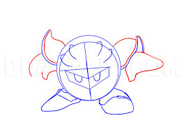 Kirby coloring pages meta knight. How To Draw Meta Knight From Kirby Coloring Page Trace Drawing