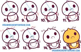 This includes cute chibi / kawaii jolteon, shaymin, sylveon, vulpix, flareon, pichu. How To Draw Cute Dragonite Chibi Kawaii From Pokemon Easy Step By Step Drawing Lesson How To Draw Step By Step Drawing Tutorials Drawing Tutorial Cute Easy Drawings Cute Drawings