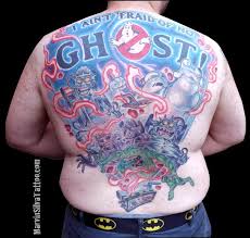 The sky is the limit when it comes to a back piece so let your imagination go wild. Ghostbusters Back Piece Tattoo By Marvin Silva Tattoonow