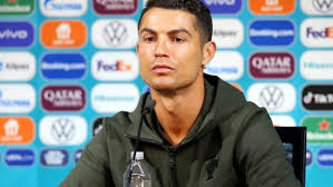 See more of cristiano ronaldo on facebook. Cristiano Ronaldo Removes Cola Bottles At Euro Presser Endorses Water Watch Football News Hindustan Times