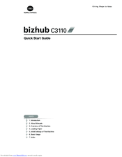 Epson l3110 printer and scanner driver is used to allow the epson l3110 printer to function optimally. Konica Minolta Bizhub C3110 Manuals Manualslib