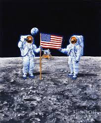 First Men On The Moon by Paul and Chris Calle