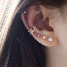 Rominacastillo Earings Piercings Ear Cuff Piercing Ear Jewelry