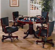 3 In 1 Oak Bumper Pool Poker Game Room Table Game Room Tables Bumper Pool Table Dining Table Chairs