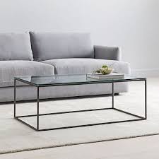 Streamline Coffee Table Glass Light Bronze West Elm Glass Coffee Table Coffee Table Glass Table