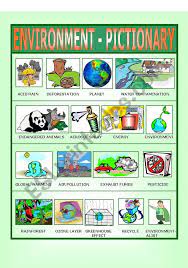 Picture Dictionary About The Environment I Hope Your Students Like It Crosswo Early Childhood Education Resources Kids Learning Activities Geography For Kids