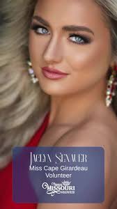 👑 CONTESTANT FEATURE 👑 Our next @missmovol contestant for 2024 is Jaclyn  Sexauer, Miss Cape Girardeau Volunteer. Jaclyn is student at Southeast  Missouri State University pursing a double major in ...