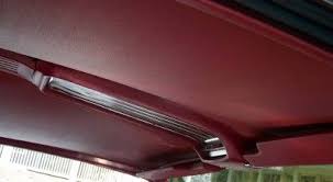 1966 thunderbird town landau molded headliner and overhead roof console shown in red trim code 85 click for large thunderbird ford thunderbird dream machine 1966 thunderbird town landau molded