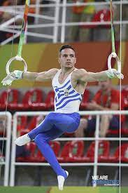 Eleftherios petrounias of greece trains on the rings ahead of. Eleftherios Petrounias Male Gymnast Olympic Champion Gymnastics