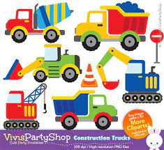 Construction Trucks Clipart Printable Instant Download Png Files Truck Clipart Truck Png Boys Quilt Patterns Construction Birthday Transportation Birthday
