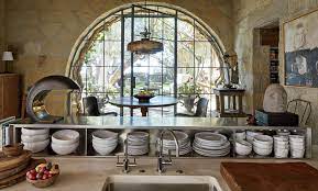 Peek Inside Ellen Degeneres S Stunning Santa Barbara Villa Rustic Kitchen Design Ellen Degeneres Home Kitchen Design Decor