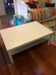 It is so crazy easy… budget friendly and totally cool! White Ikea Coffee Table The Plumbette