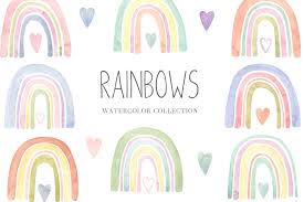 Watercolor Boho Rainbow Set And Seamless Patterns By Kristywatercolor Thehungryjpeg Com Check out inspiring examples of rainbows artwork on deviantart, and get inspired by our community of talented artists. watercolor boho rainbow set and
