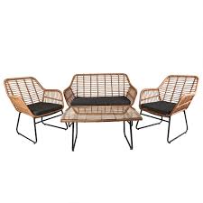 Free next day delivery on eligible orders for amazon prime members | buy rattan garden chairs and table on amazon.co.uk. Poly Rattan Garden Furniture Set Savvysurf Co Uk
