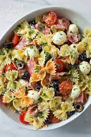 Zesty Italian Pasta Salad Recipe Life Made Simple Recipe Italian Pasta Salad Recipe Food Healthy Recipes
