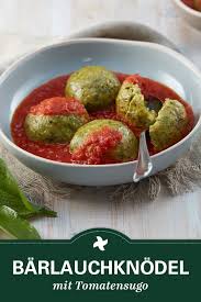 Barlauchknodel Mit Tomatensugo Rezept Barlauch Rezepte Thermomix Rezepte Rezepte