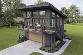 Drive Under House Plans Small Modern