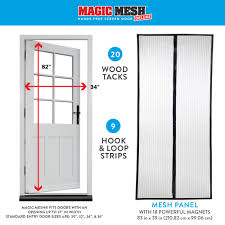 Check spelling or type a new query. Magic Mesh Deluxe Magnetic Hands Free Screen Door Cover As Seen On Tv Walmart Com Walmart Com