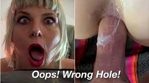 OOPS! WRONG HOLE! Stepson Ass Fucks Stepmom By Mistake : Anal Surprise   featuring Mister Spunks - XNXX.COM