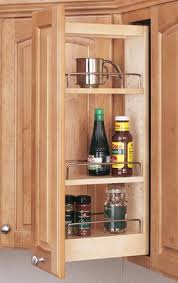 Upper Cabinet Pull Out Spice Shelves 8 X10 Get This Wall Cabinet Kitchen Wall Cabinets Installing Cabinets