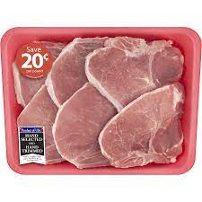 For home cooking, it's best to get center cut chops (sometimes known as new york pork chops). Pork Center Cut Loin Chops Bone In Family Pack 3 0 3 5 Lb Walmart Com Walmart Com