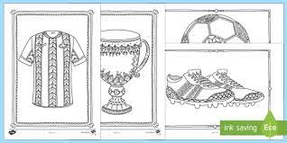 For boys and girls, kids and adults, teenagers and toddlers, preschoolers and older kids at school. Football Colouring Sheets Mindfulness Activity