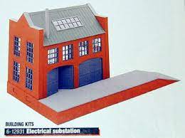 Lionel 6 12931 Electrical Substation Building Kit
