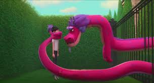 Animated characters fall from great heights and plunge into a river. Rttlyuiuey56fm