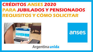 La directora ejecutiva de la anses, fernanda raverta, anunció hoy el relanzamiento del programa de créditos del organismo para los jubilados, que esta vez en el caso de los jubilados y pensionados dependientes del sistema previsional argentino (sipa), el monto a solicitar podrá variar entre 5.000 a. Creditos Anses 2020 Jubilados Y Pensionados Requisitos Y Como Solicitar Youtube