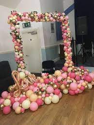 Superior Balloon Decorations For Child Bathe Superior Child Babyshower Bal Trendy Baby Shower Ideas Baby Shower Balloon Decorations Baby Girl Shower Themes