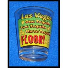 For Sale Brand New Las Vegas One Tequila Two Three Floor Shot Glass Sin City Keepsake Webstore Las Vegas Shot Glass Allure Las Vegas