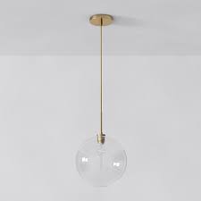 Includes five g9 base bulbs (not included). Sculptural Glass Globe Pendant Light Clear 14
