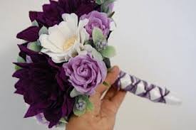 Purple Dahlia Bouquet Petite Dahlia Bouquet Purple Dahlia Purple Bride Bouquet