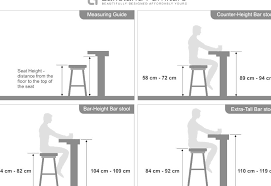 Bar Stool Size Guide What Height And Width Should It Be In Cm Bar Height Stools Kitchen Island Height Counter Height Bar Stools