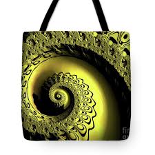Black And Yellow Totes On Sale Glowing Yellow Spiral Tote Bag By Elisabeth Lucas The Tote Bag Is Machine Washable Available In Three Different Sizes And Includes A Blac Bags Bag Sale Tote