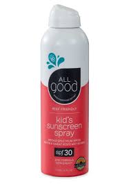 All Good Products Spf 30 Kid S Sunscreen Spray