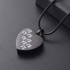 We did not find results for: Amazon Com Oinsi Pet Cremation Jewelry Hold Crystal Paw Print Heart Stainless Steel Memorial Necklace For Ashes For Dog Keepsake Urn Pendant Jewellery Black Jewelry