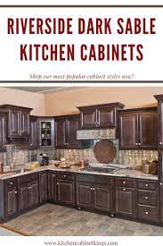 Riverside Dark Sable Assembled Kitchen Cabinets Kitchen Cabinets Cabinet