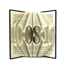 1st Anniversary Gift Diy Personalized Date 580 620 Etsy Book Folding Patterns Free Folded Book Art Book Folding Patterns