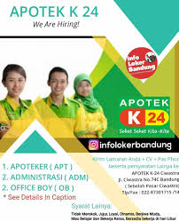 What is it like to work at apotek k24? Lowongan Kerja Apotek K 24 Ciwastra Bandung Maret 2019 Info Loker Bandung 2021