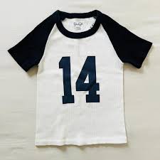 BNWT Brandy MelvilleJohn Galt Bella Navy White 14 T-shirt