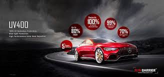 The films are designed to offer solar performance including heat rejection, glare reduction, and uv protection. Sun Barrier Uv400 Window Film Window Film