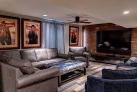 Metal kitchen shelves industrial look ceiling basement ideas. 75 Beautiful Industrial Look Out Basement Pictures Ideas August 2021 Houzz