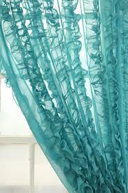 Flounce Ruffle Stripe Curtain Renkler Perde Perdeler