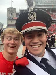 LaBrae Alum in the “Shoe” representing!!!! Bryson Harris is a '22 graduate  that is in his first year and is a cheerleader, and Brady Phillips is a '19  grad in his 3rd