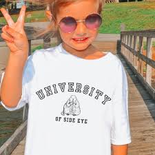 University of Side Eye Groundhog Shirt Kids Rodent Shirt Funny Meme Shirt  Kids Ground Squirrel Animal Lover Gift Funny College Shirts Girl