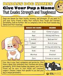Badass Dog Names: Find the Perfect Moniker for Your Fierce Furry Friend! -  ESLBUZZ