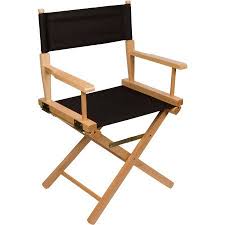 24 Bar Height Director S Chair Light Wood By Trademark Innovations Black Walmart Com Chair Game Room Chairs Directors Chair