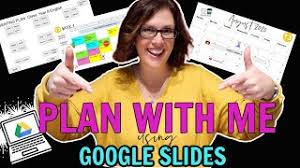 You can use any image or color for the background of your planner. Digital Teacher Planner Set Up Google Drive 2020 Plan With Me Google Slides Edition Youtube